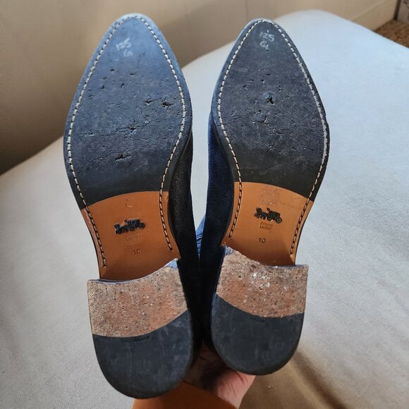 COACH Bowery Chelea Denim Booties - Picture 7 of 8